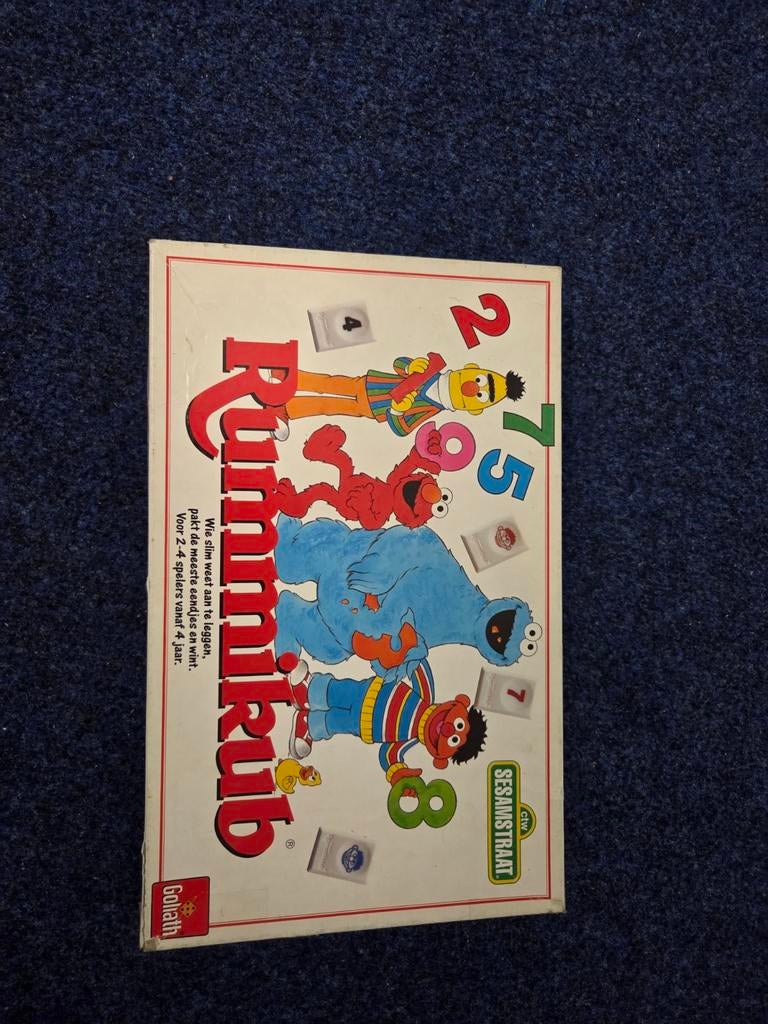 Rummikub Sesamstraat - Leuk spel voor jonge kinderen, Hobby en Vrije tijd, Drie of vier spelers, Ophalen, Gebruikt, Goliath