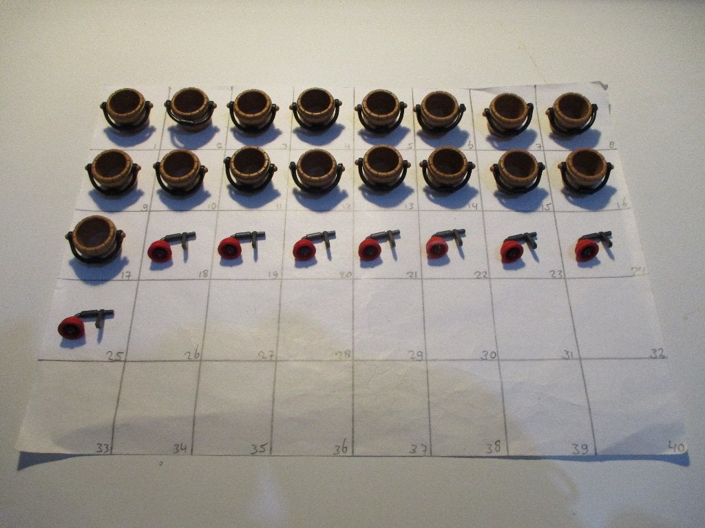 playmobil onderdelen houten emmers, Losse onderdelen, Overige typen, Ophalen of Verzenden, Zo goed als nieuw