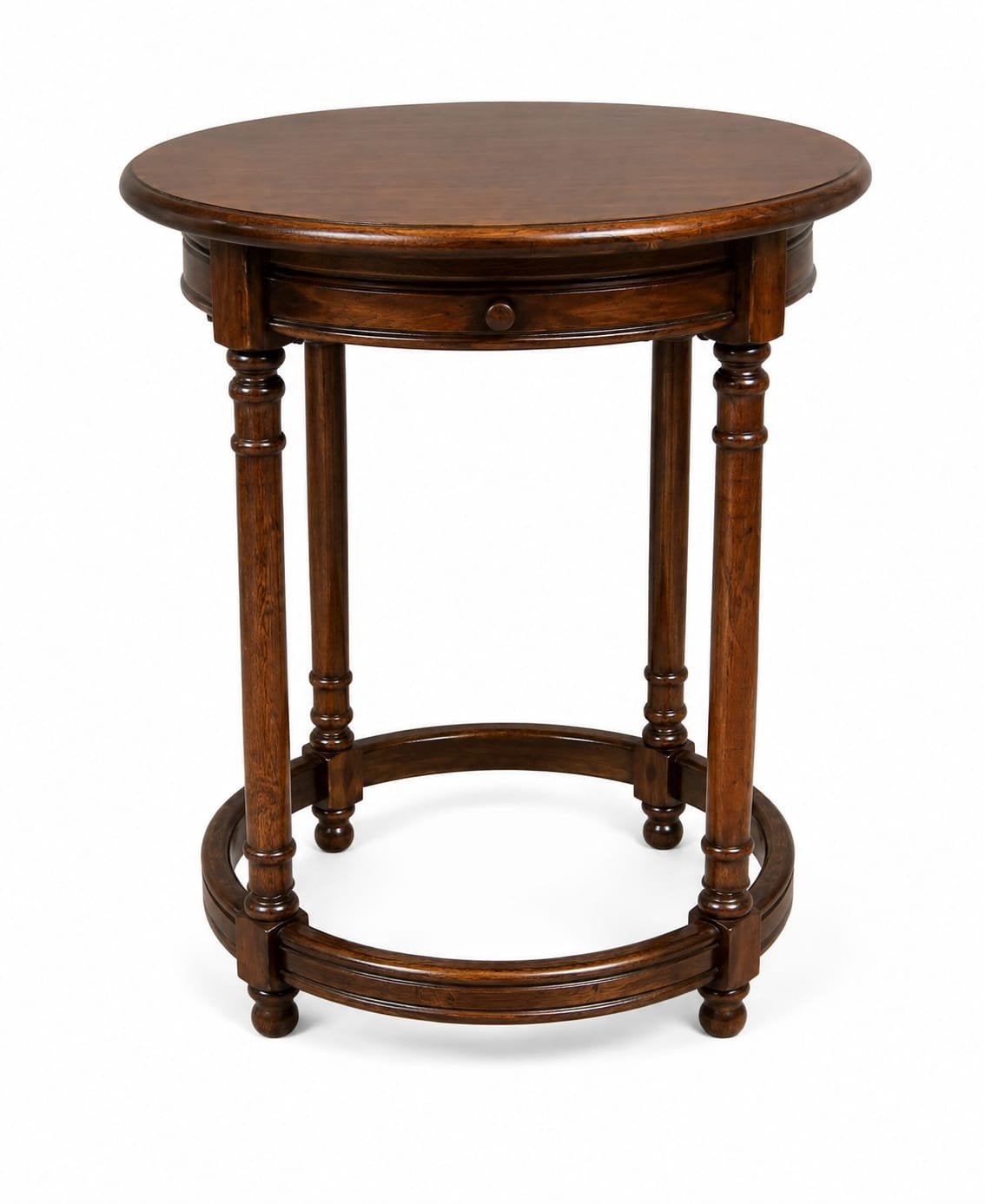 RAC ronde bijzettafel met lade, Ophalen