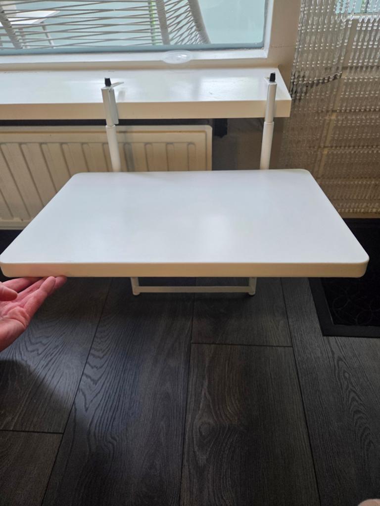 Ikea torparö balkontafel, Ophalen, Metaal