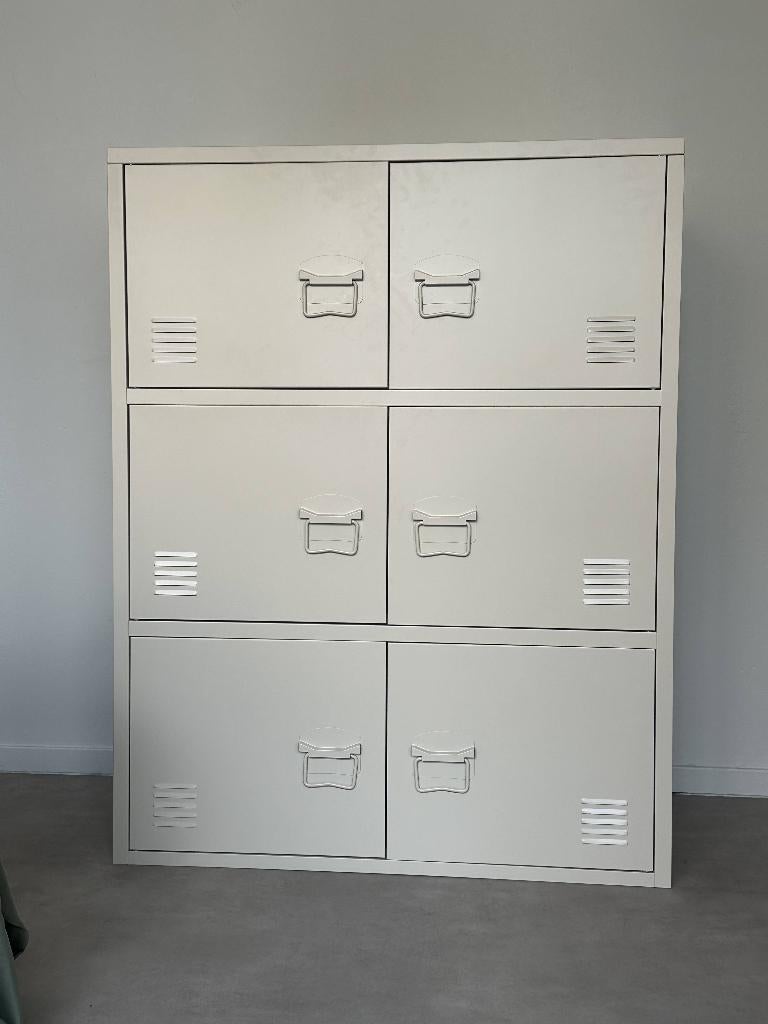 SKLUM Steel Cabinet with 6 doors, Ophalen, Steel Cabinet, 100 tot 150 cm, Nieuw