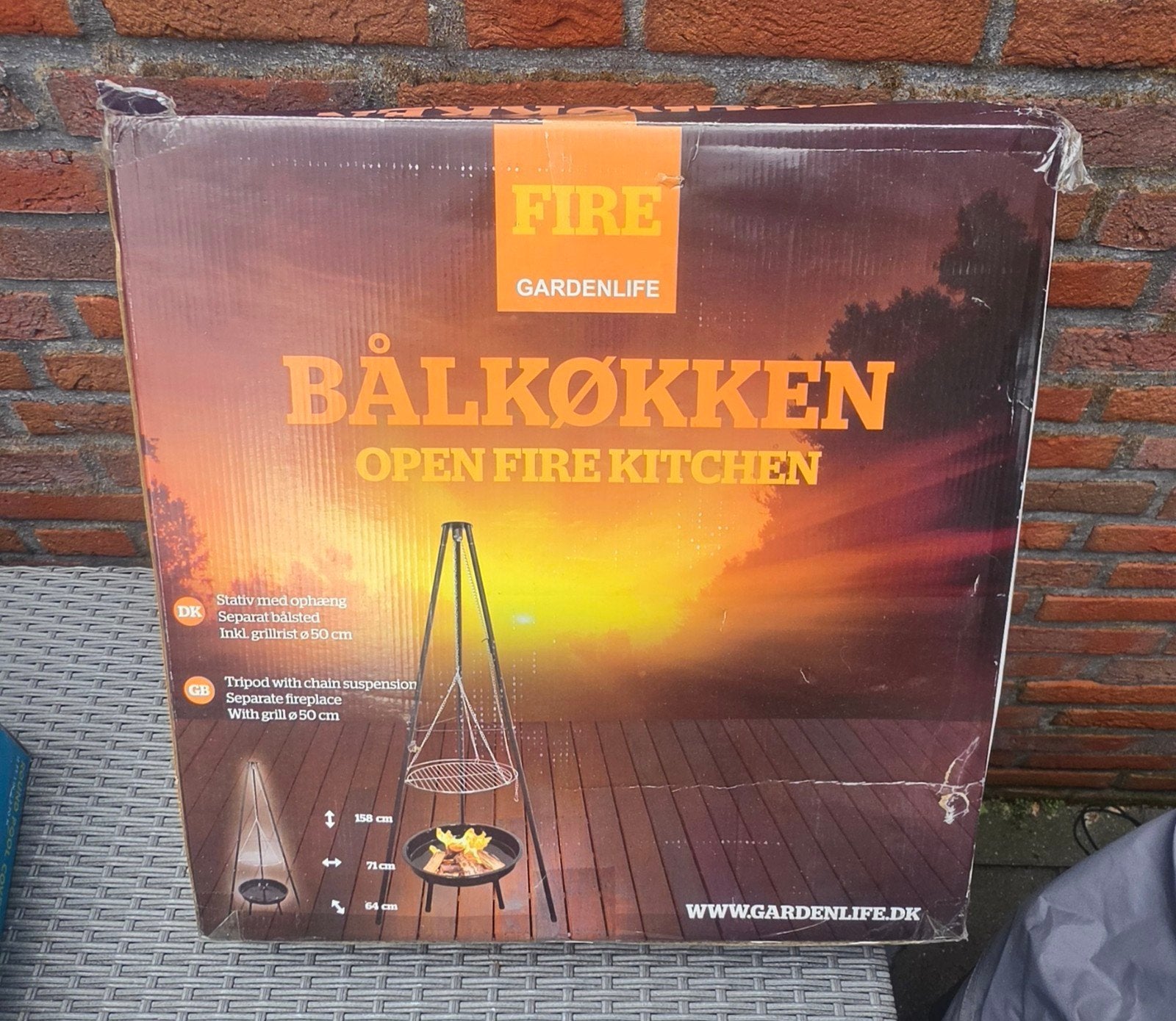 NIEUW!!! Gardenlife Bålkøkken Open Fire Kitchen Vuurplaats, Ophalen of Verzenden, Nieuw, Vuurkorf