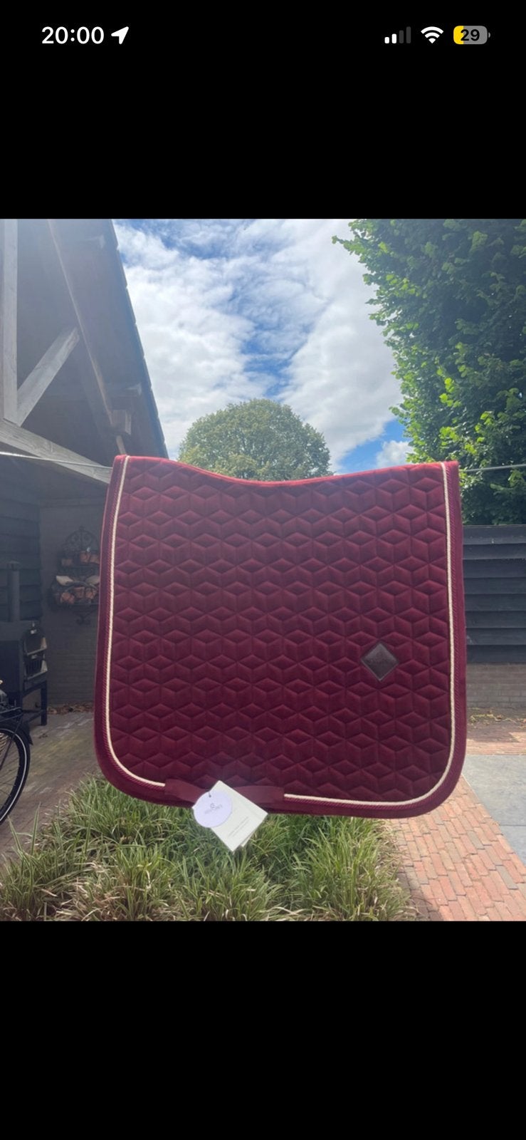 Kentucky dekje bordeaux rood nieuw cob, Dieren en Toebehoren, Paarden en Pony's | Dekens en Dekjes, Dressuurdekje, Cob (M), Rood
