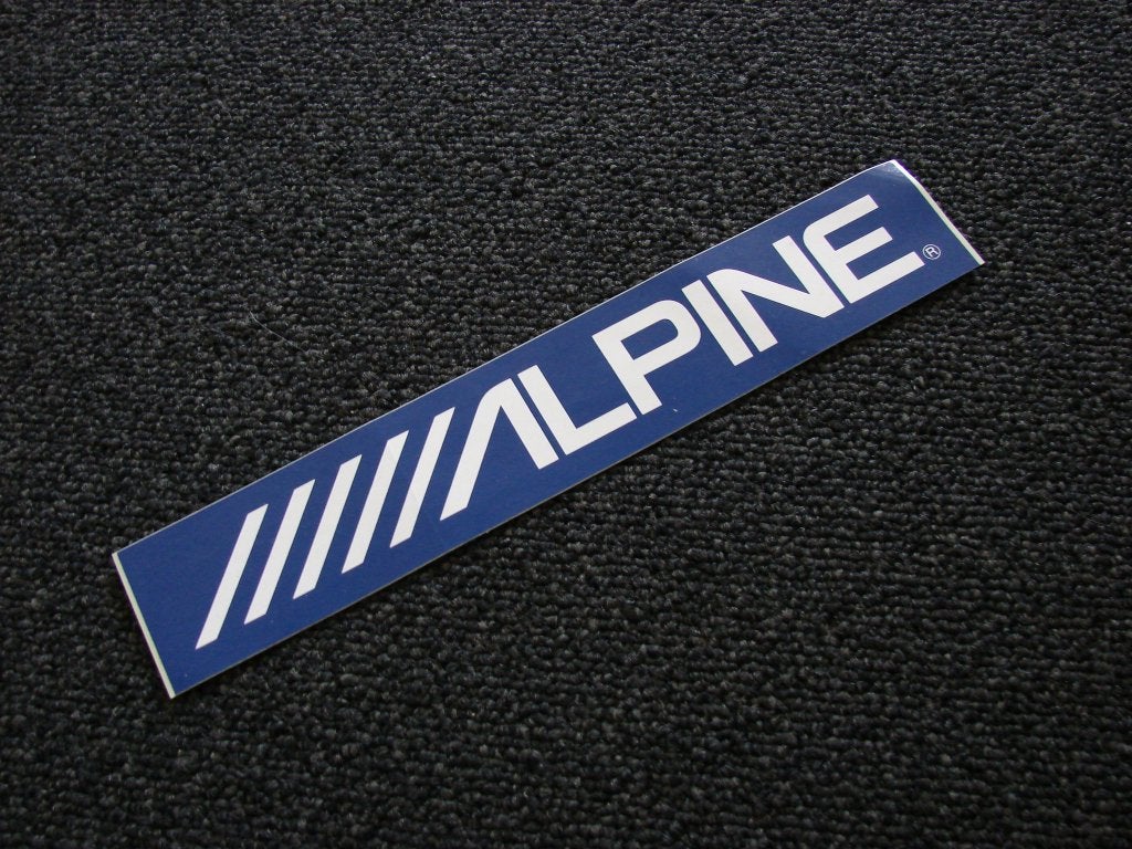 Sticker ALPINE, Ophalen of Verzenden, Nieuw, Merk