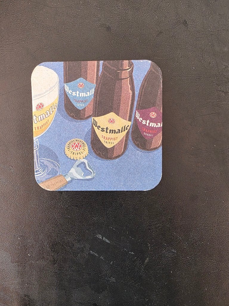 Bierviltje Westmalle, Ophalen of Verzenden, Zo goed als nieuw, Viltje(s), Overige merken