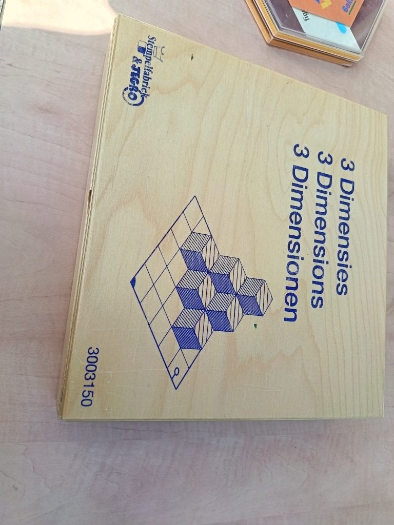 Stempelfabriek & Jegro 3 Dimensies houten puzzel, Ophalen of Verzenden, Gebruikt, Overige merken
