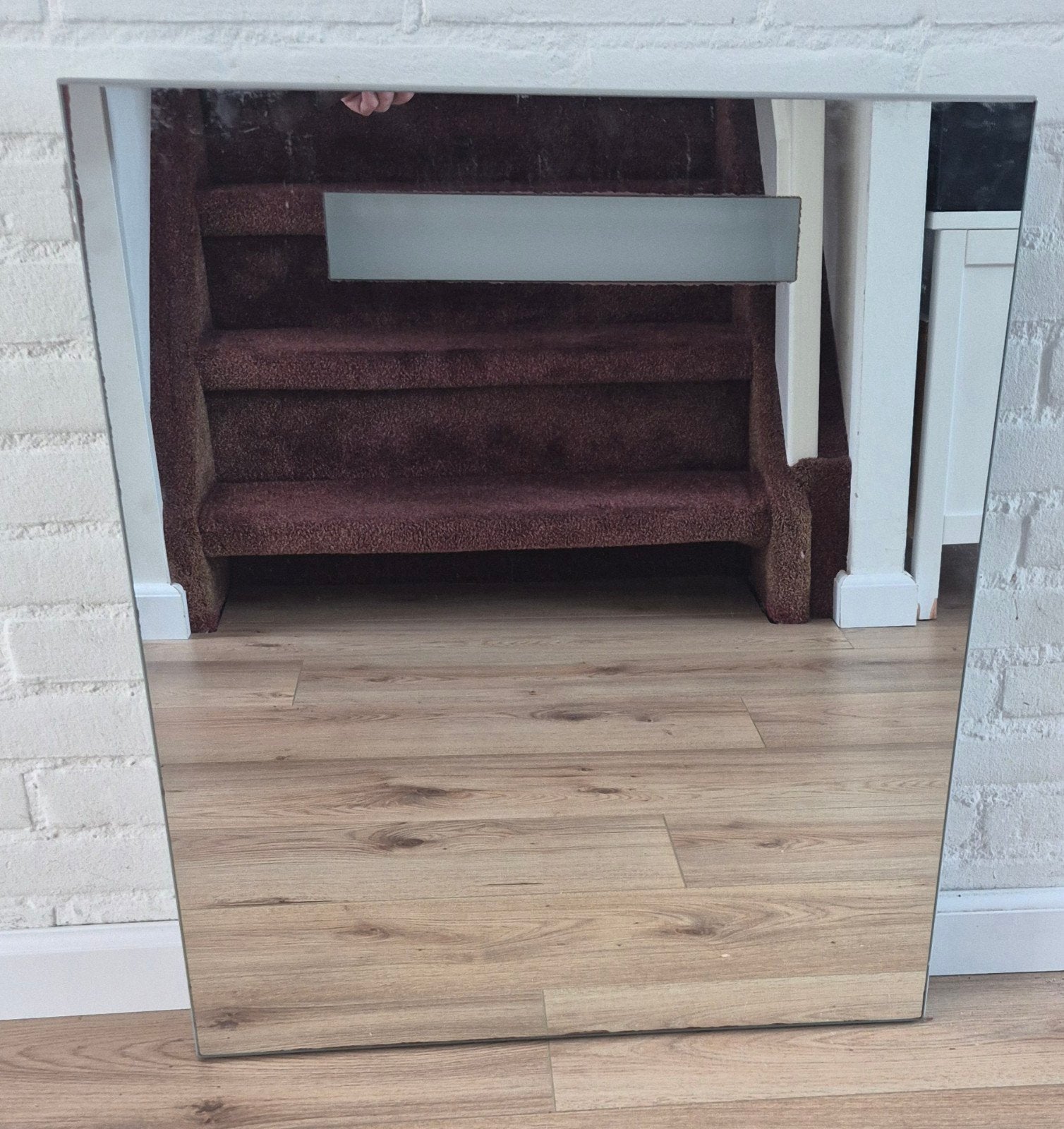 Badkamerspiegel met verlichting 60x70 cm, Huis en Inrichting, Woonaccessoires | Spiegels, Ophalen, Gebruikt, Minder dan 100 cm