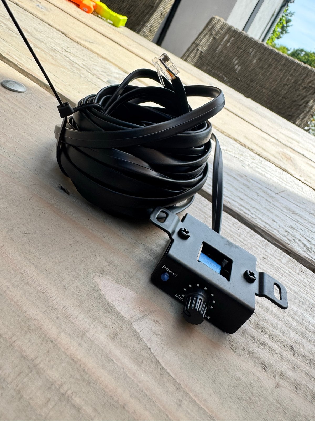 Subwoofer bass regeling Afstandsbediening met Kabel, Ophalen of Verzenden, Zo goed als nieuw, 10 meter of meer, Overige kabels