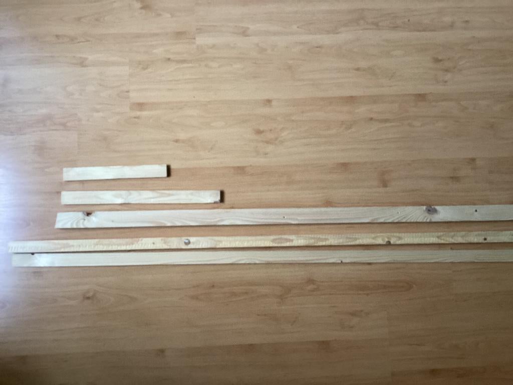 Houten latten, Doe-het-zelf en Verbouw, Hout en Planken, Minder dan 25 mm, Ophalen of Verzenden, Plank, Minder dan 200 cm