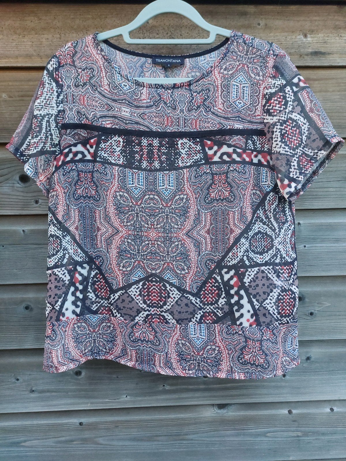 Bewerkt shirtje Tramontana maat S/36, Kleding | Dames, Ophalen of Verzenden