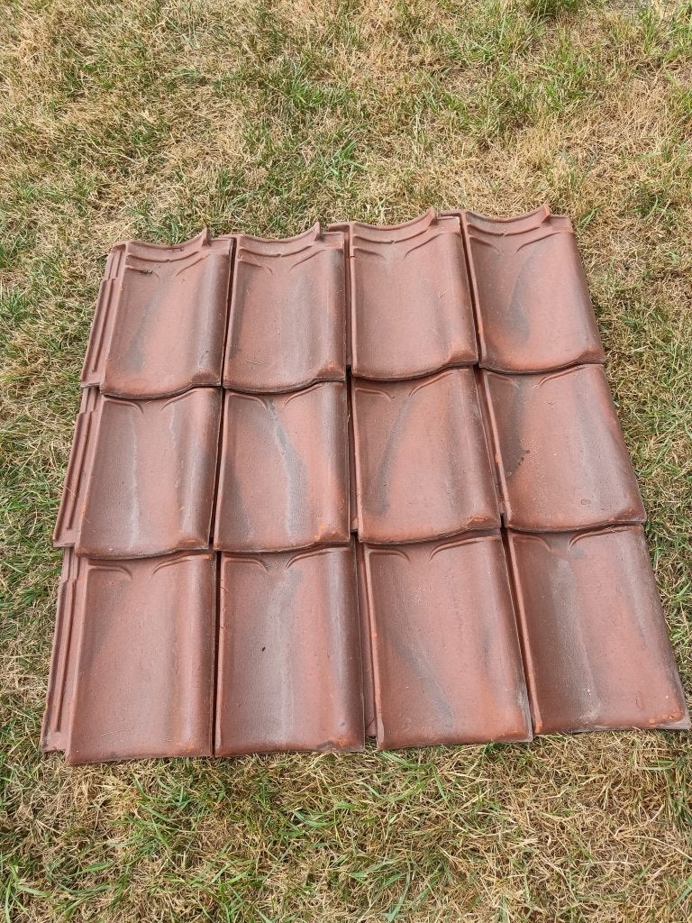 Dakpannen  Narvik  VH  kleur rood, Ophalen, Steen of Klei, Zo goed als nieuw, 15 m² of meer