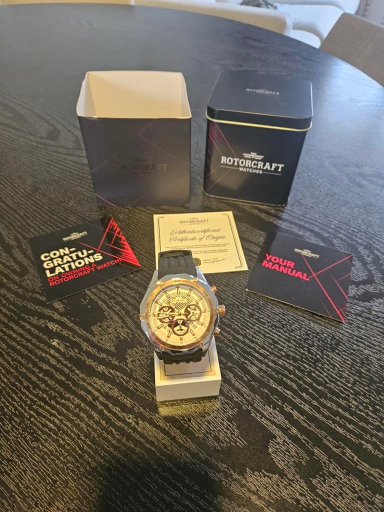 Rotorcraft horloge - Nieuw, Sieraden, Tassen en Uiterlijk, Horloges | Heren, Ophalen of Verzenden, Nieuw, Polshorloge, Overige merken