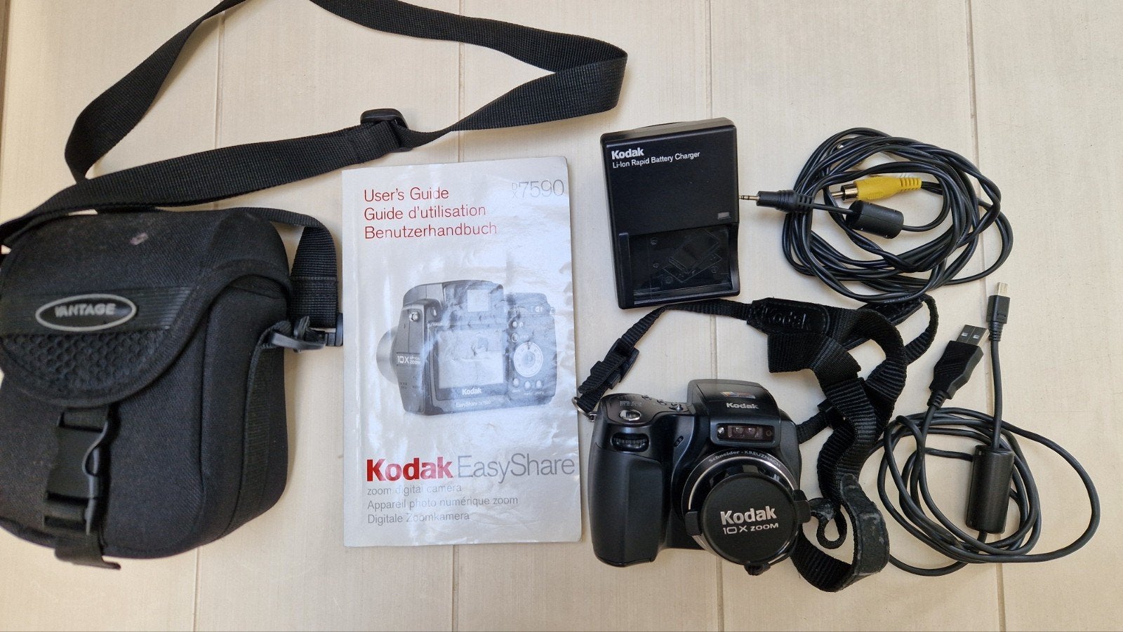 Kodak EasyShare DX7590 Digitale Camera met 10x Zoom, Ingebouwde flitser, Lensdop, Ophalen of Verzenden, Zo goed als nieuw