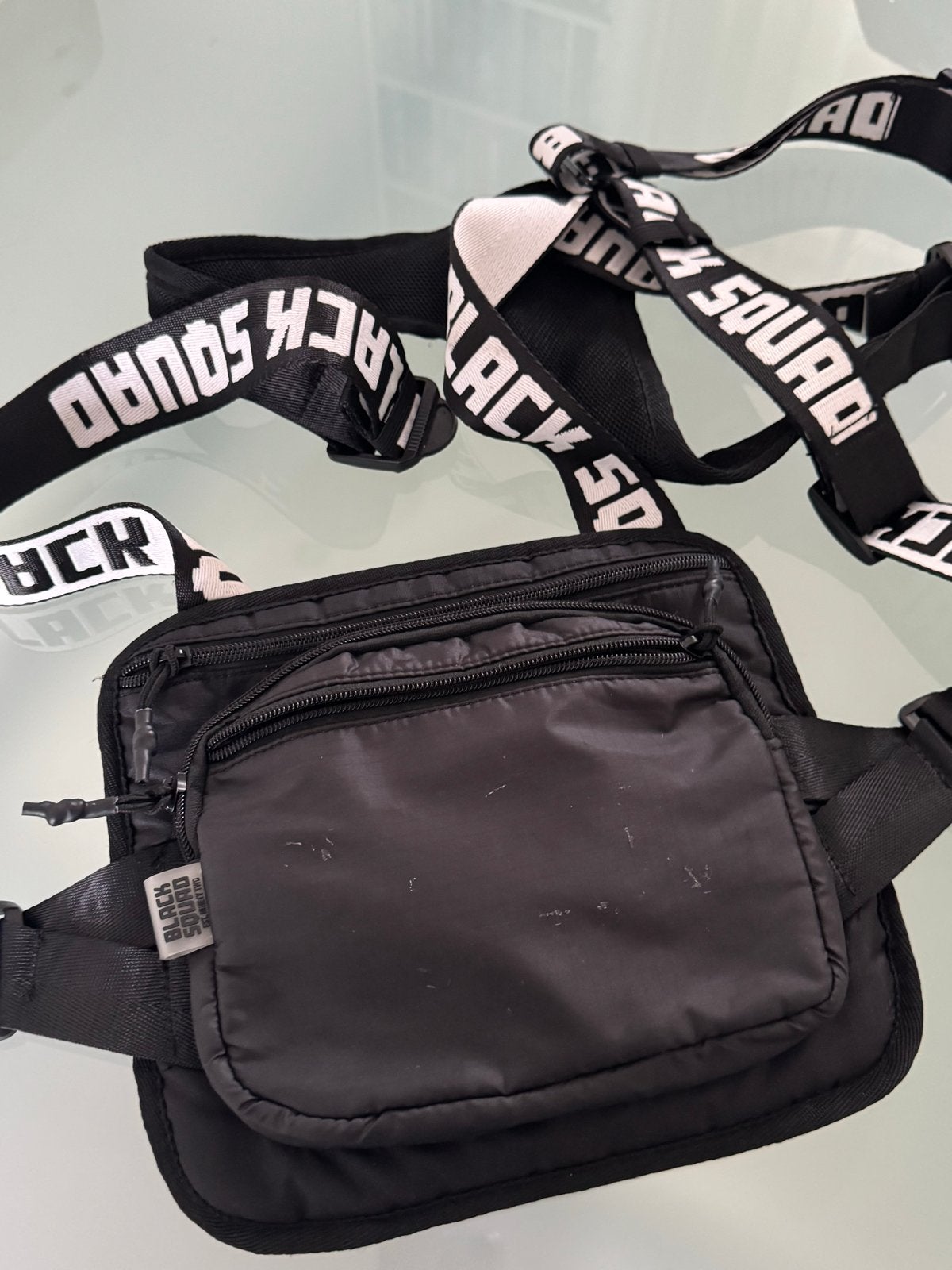 Black Squad Borsttas / Heuptas - Zwart, Overige merken, Gebruikt, Minder dan 30 cm, Ophalen of Verzenden