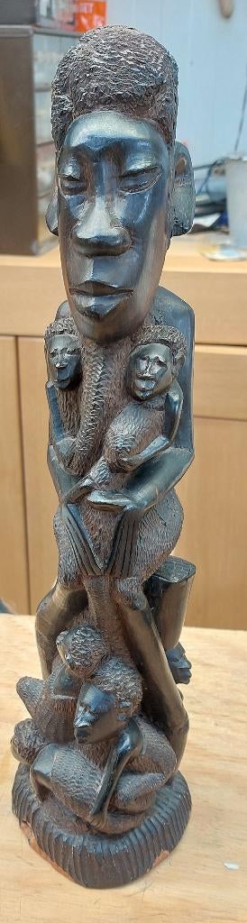 113545 Vintage makondo beeldje WD 008, Antiek en Kunst, Kunst | Beelden en Houtsnijwerken, Ophalen of Verzenden
