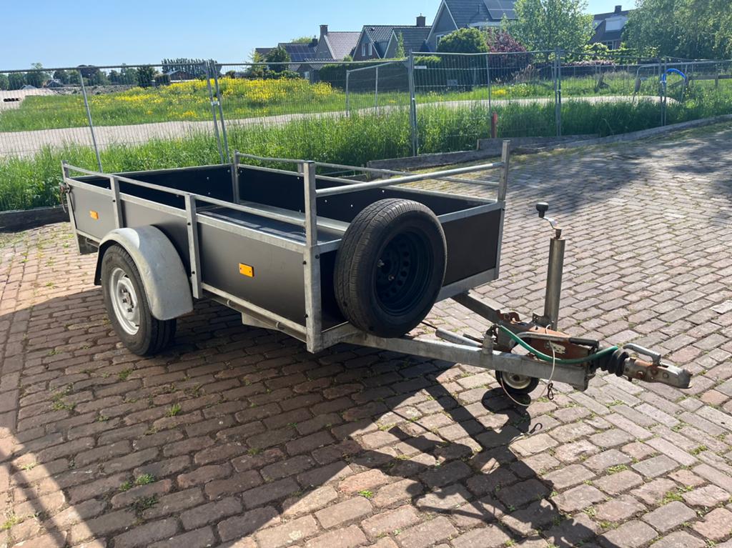 Anssems aanhanger geremd, Ophalen, Gebruikt