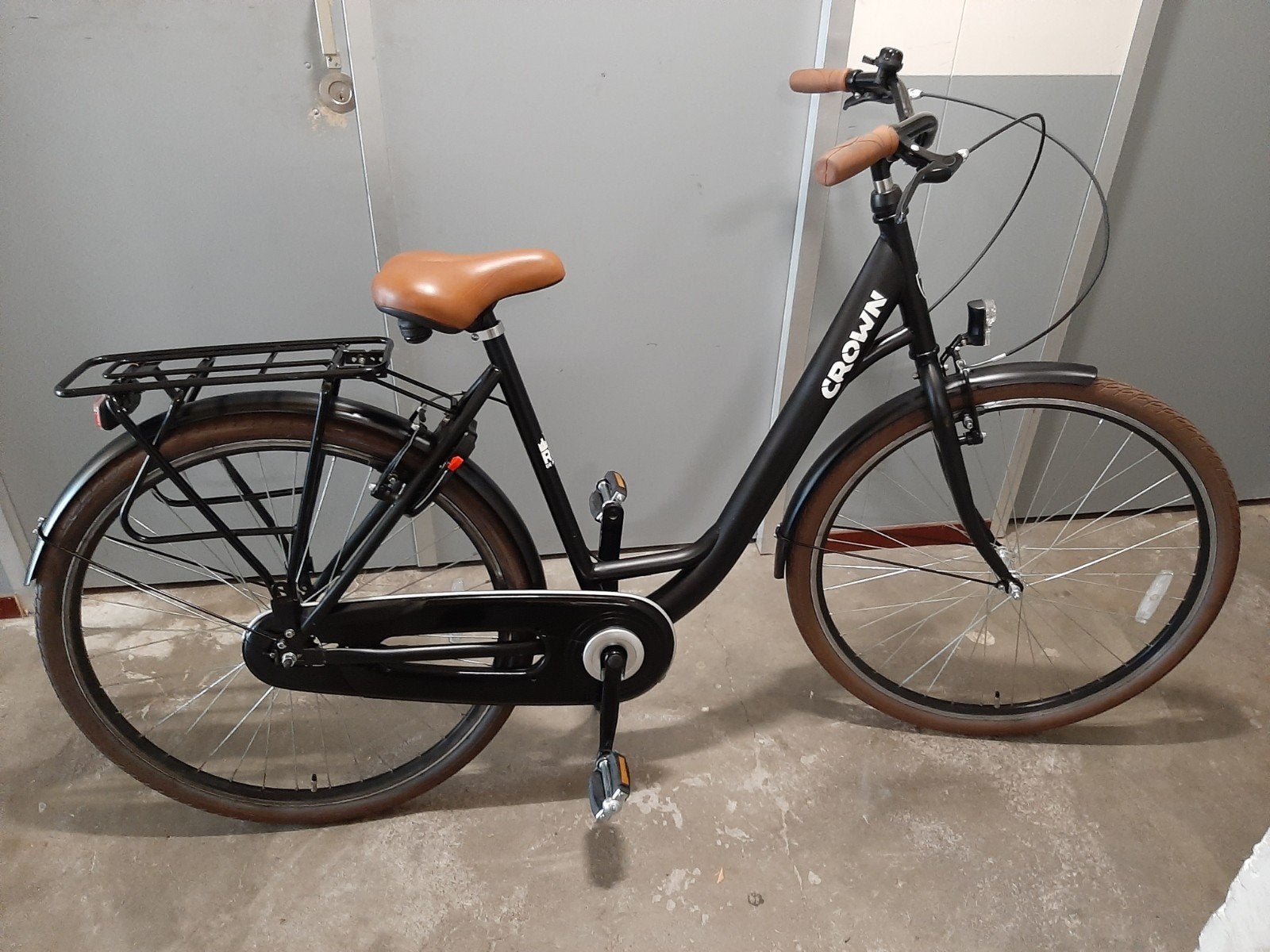 crown rio de janeiro damesfiets, Fietsen en Brommers, Fietsen | Dames | Damesfietsen, 53 tot 56 cm, Velgrem, Zo goed als nieuw