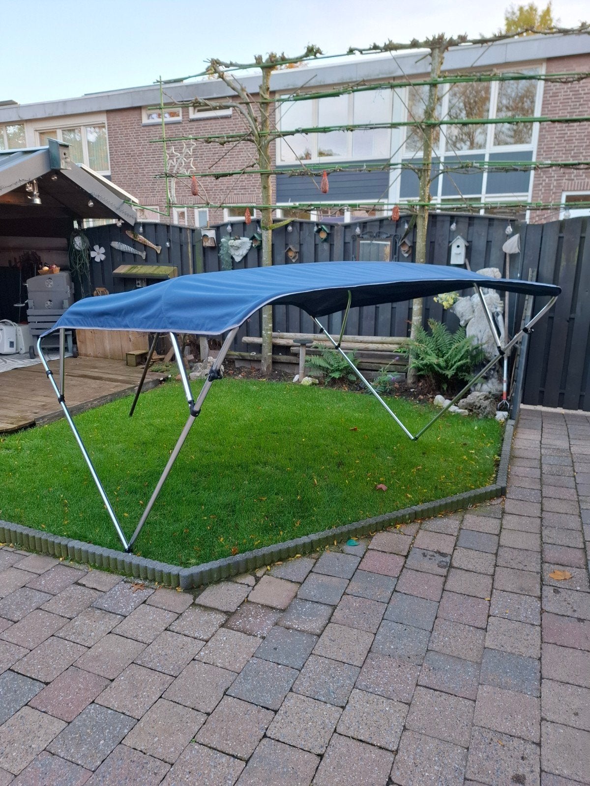 biminitop 4 boogs alu, Watersport en Boten, Ophalen of Verzenden, Zo goed als nieuw