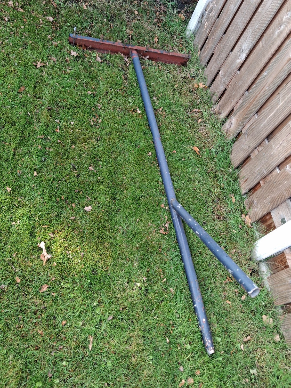 1 ijzeren waslijn paal gratis, Tuin en Terras, Ophalen, Wasrek
