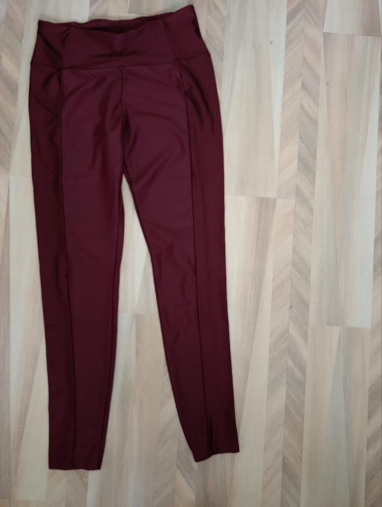 HKMX Sportlegging Bordeauxrood - Maat M, Maat 38/40 (M), Overige kleuren, Ophalen of Verzenden, HKMX