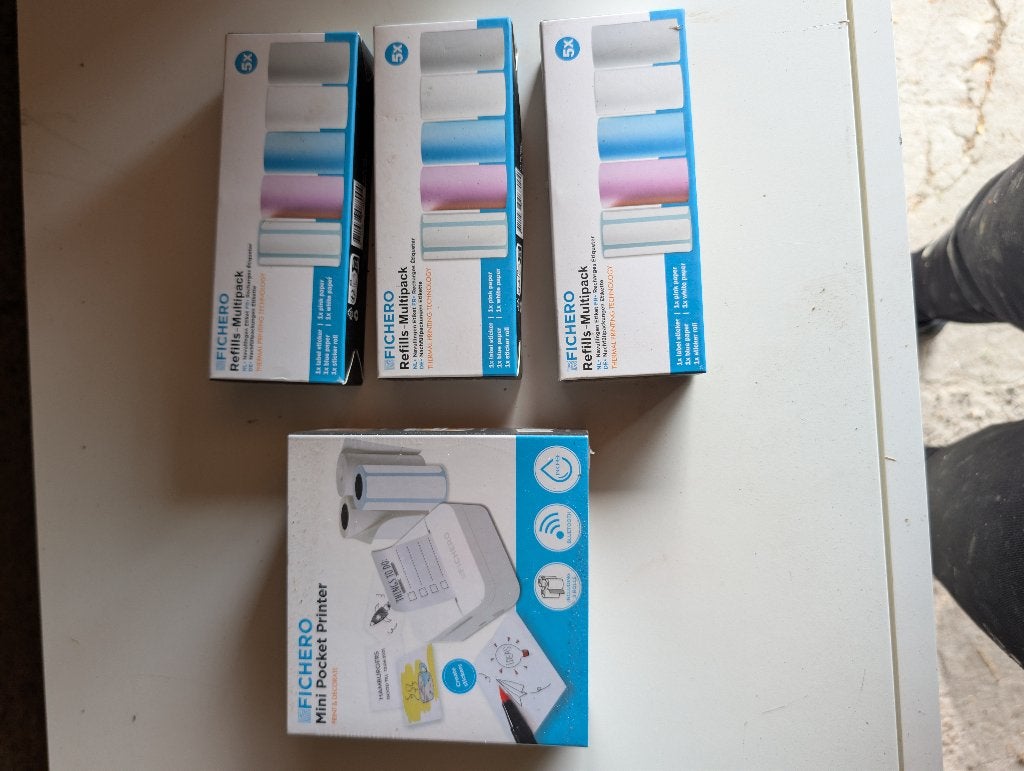 Mini pocket printer - Fichero, Computers en Software, Pocketprinters, Ophalen, Nieuw, Fichero