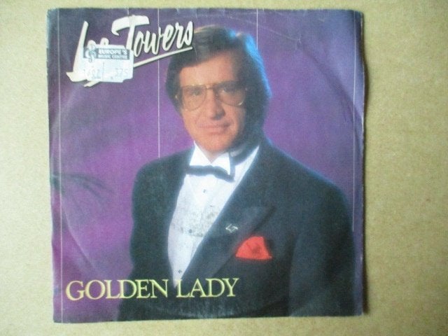 s4907 lee towers - golden lady, Ophalen, Gebruikt, 7 inch, Overige genres