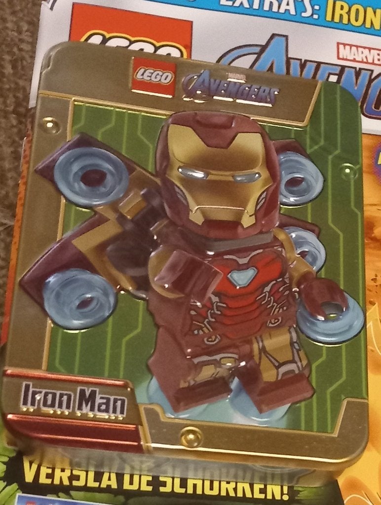 Iron Man , Marvel , Lego mini-figure ; nieuw , in blikje, Ophalen of Verzenden, Nieuw