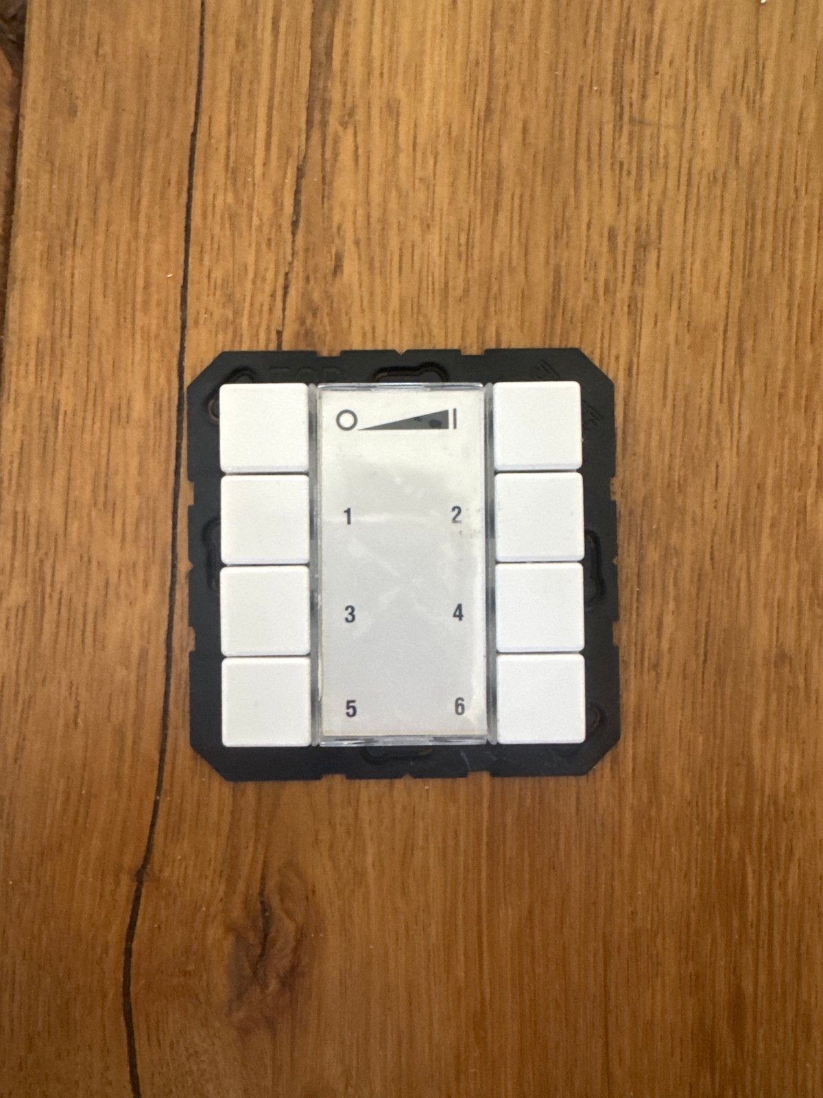 Jung draadloze wandschakelaar 6-voudig - ZLLA5004M - Zigbee, Ophalen of Verzenden, Zo goed als nieuw, Overige merken, Schakelaar