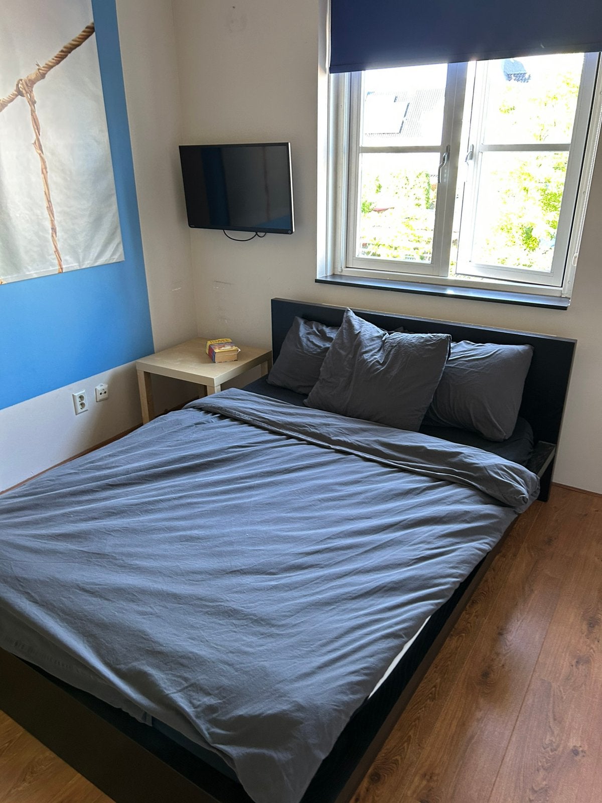 IKEA MALM BED 140x200, Huis en Inrichting, Ophalen of Verzenden, Zo goed als nieuw, Tweepersoons, 140 cm