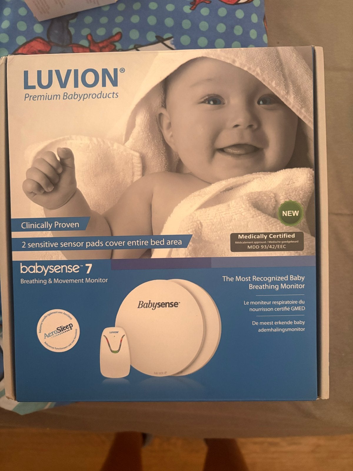 Luvion Babysense 7 Ademhalingsmonitor - Zo goed als nieuw, Ophalen of Verzenden, Zo goed als nieuw