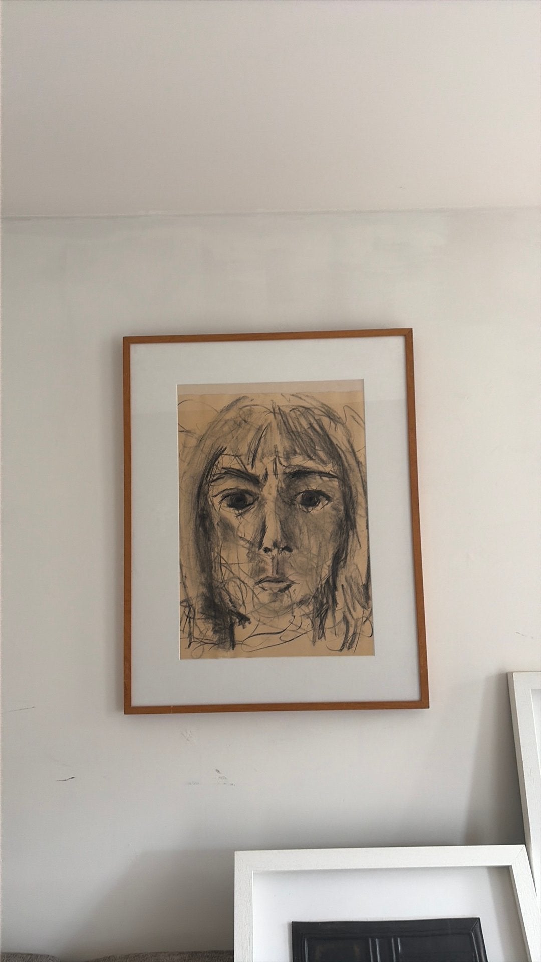 Zeefdruk - John Lie a Fo - in lijst met passe partout, Antiek en Kunst, Ophalen of Verzenden