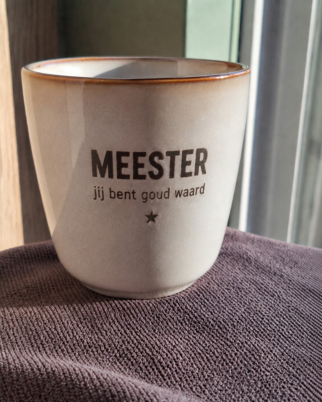 Mok voor Juf/Meester - Eigen Ontwerp Mogelijk, Ophalen of Verzenden, Nieuw