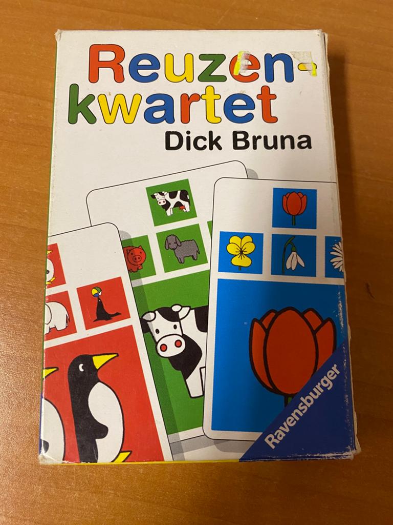 Kwartet reuzenkwartet Dick Bruna, Drie of vier spelers, Ophalen of Verzenden, Gebruikt
