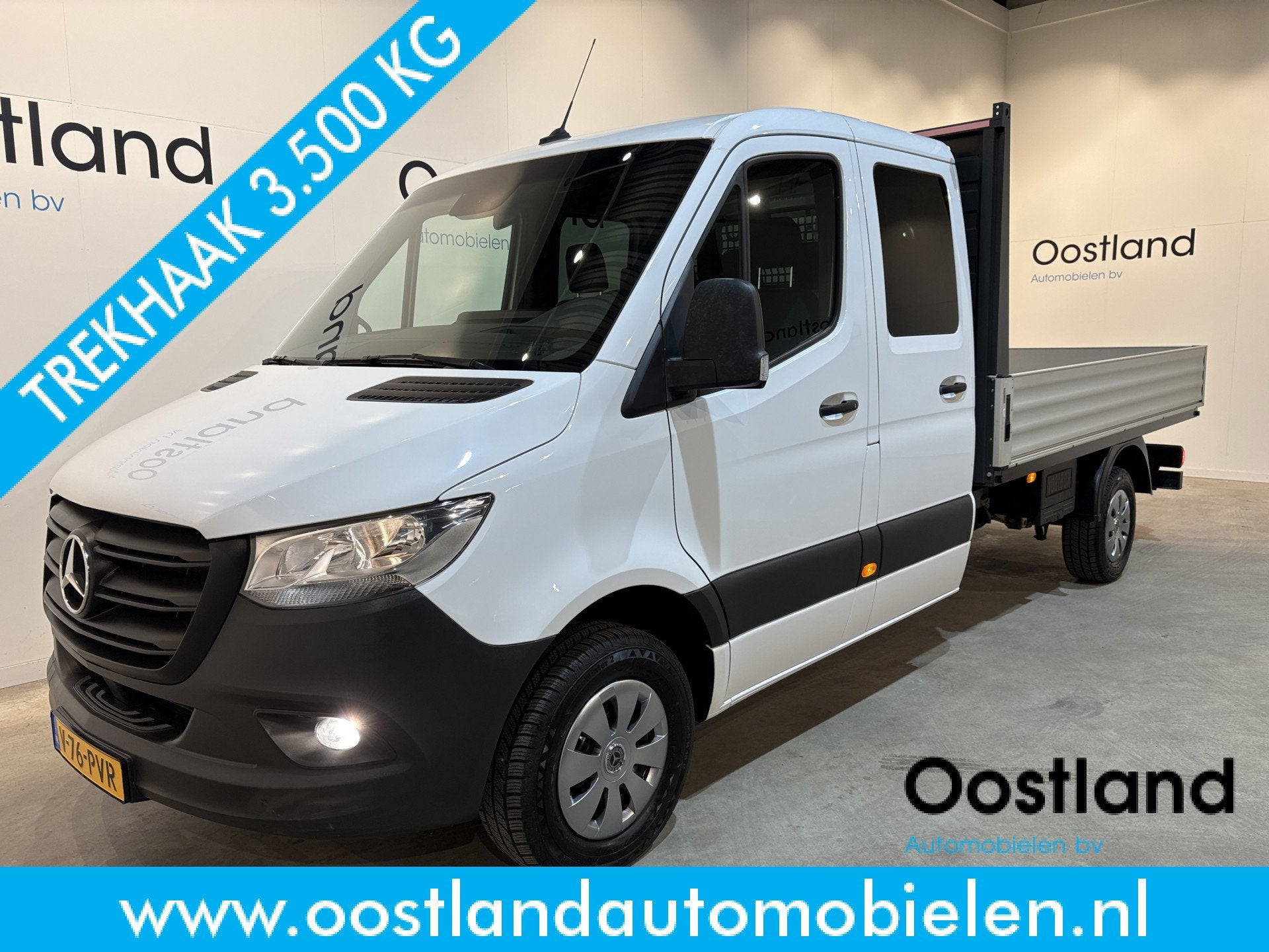 Mercedes-Benz Sprinter 317 CDI L3 Open Laadbak / Trekhaak 3., Gebruikt, 4 cilinders, Met garantie (alle), 7 stoelen