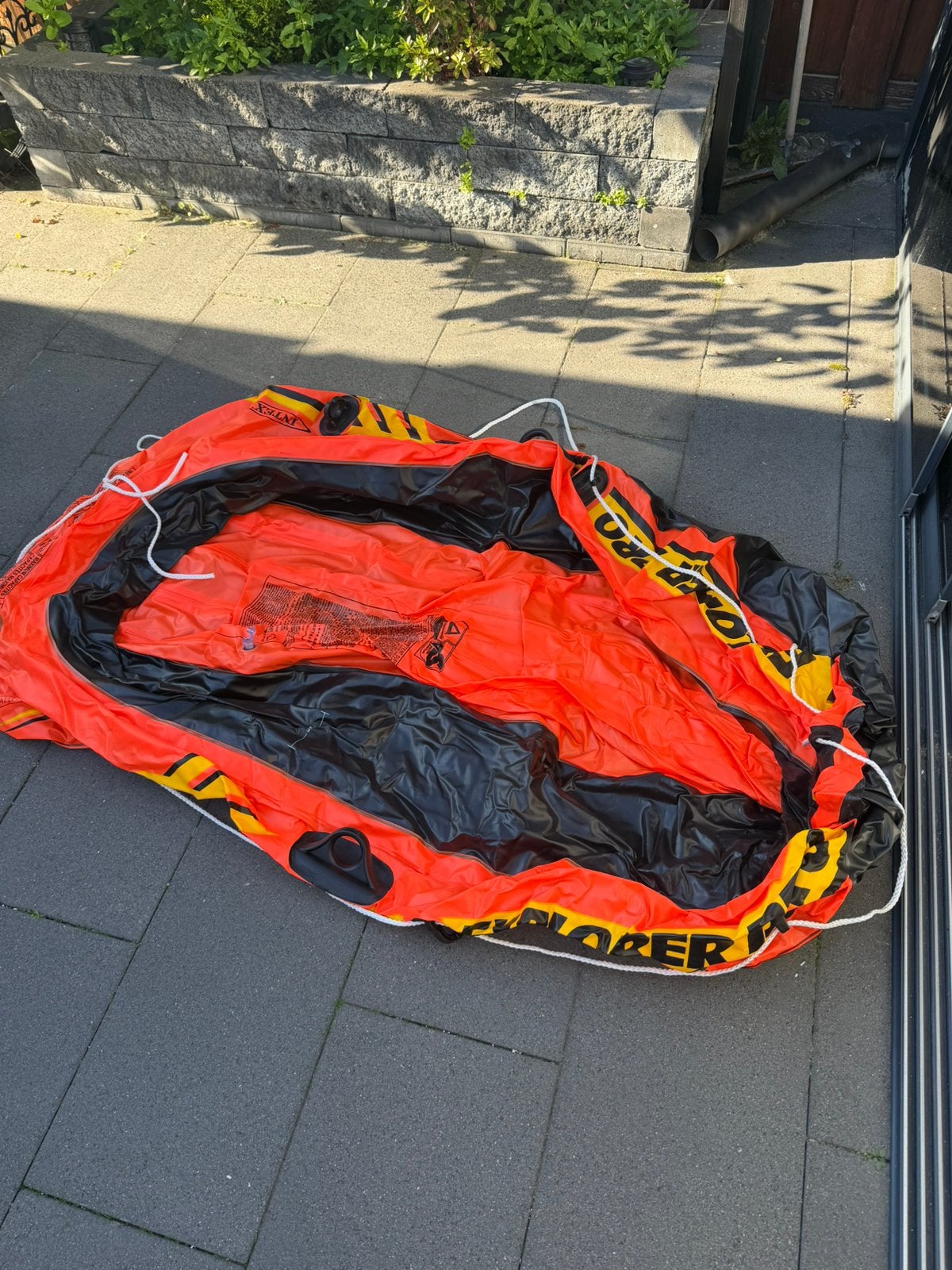 Opblaasboot, Ophalen, Zo goed als nieuw