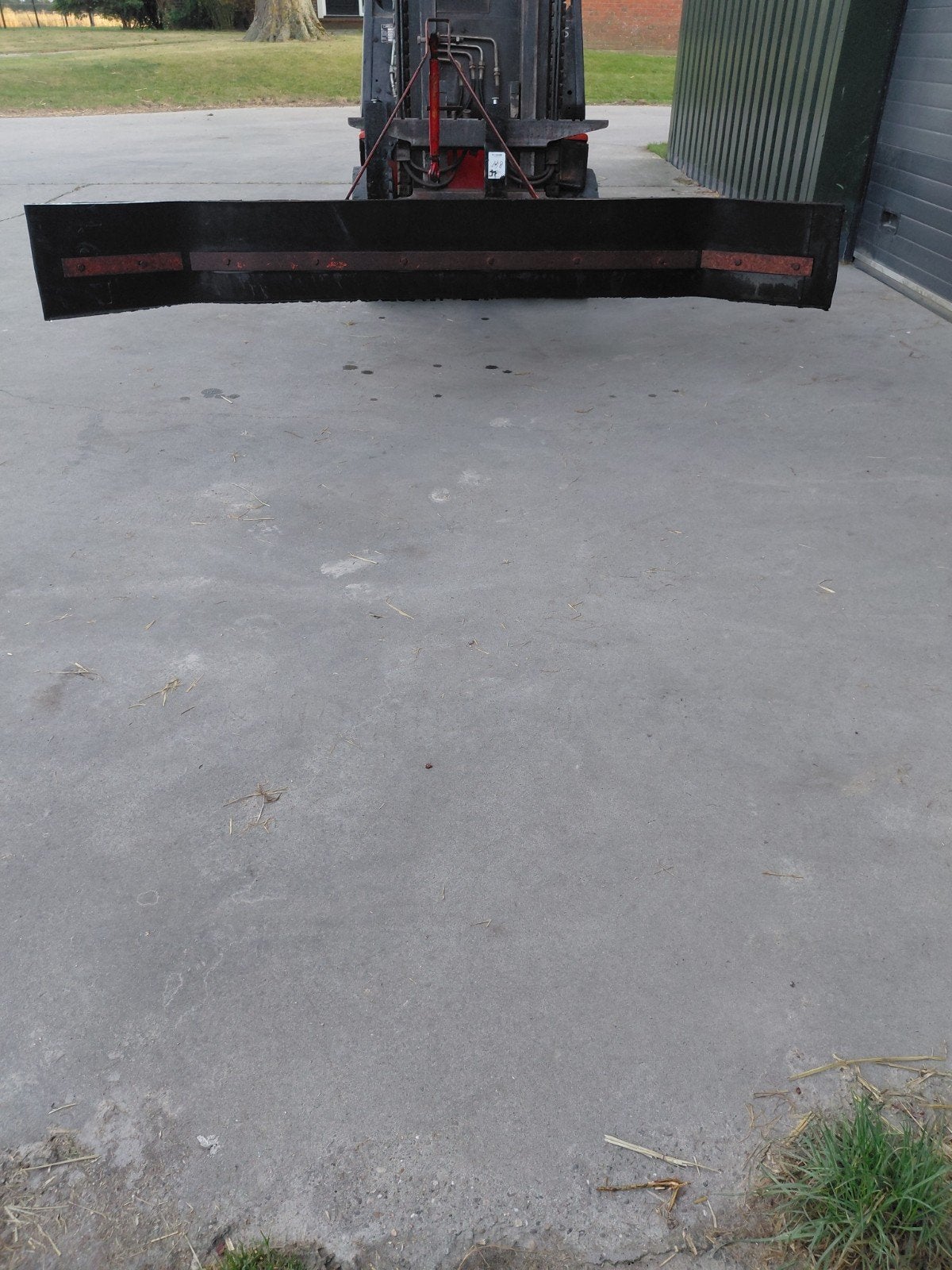 Rubberschuif, grondschuif 2,5 meter., Ophalen of Verzenden