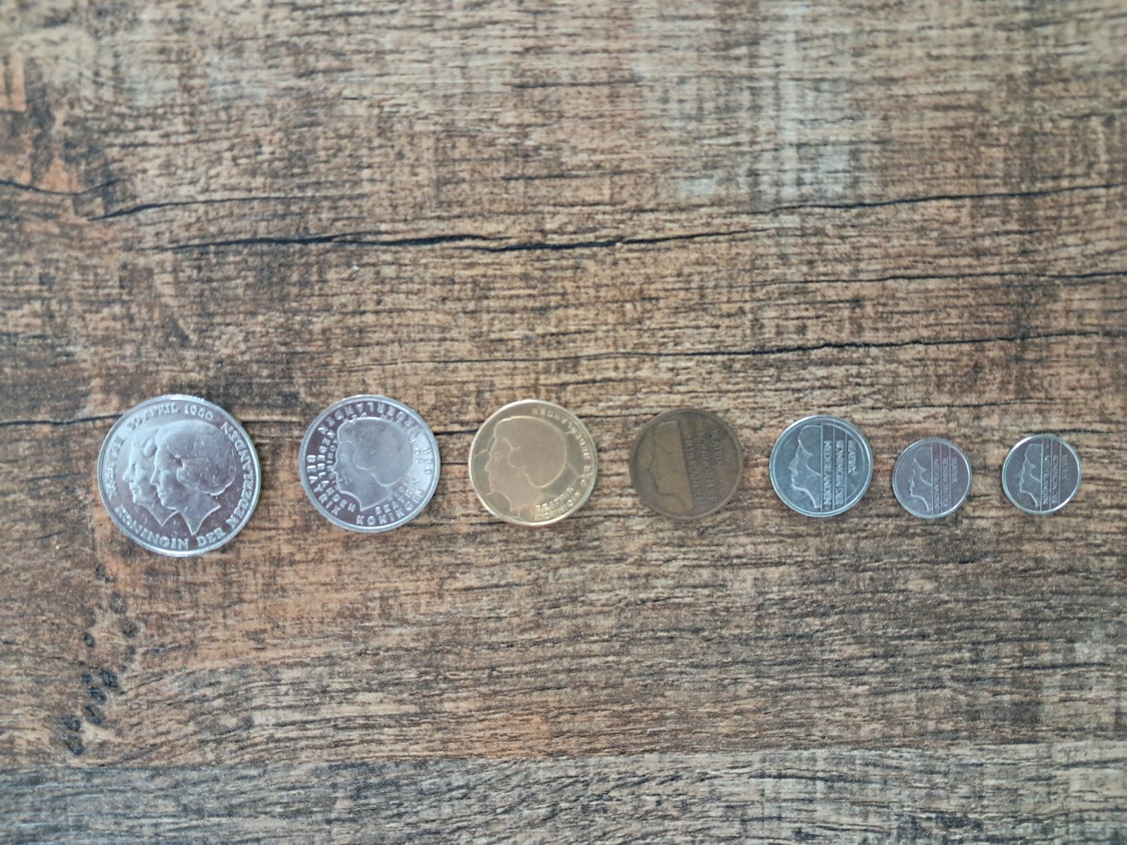 Verschillende gulden-munten, Postzegels en Munten, Ophalen of Verzenden, Nederland, Munten