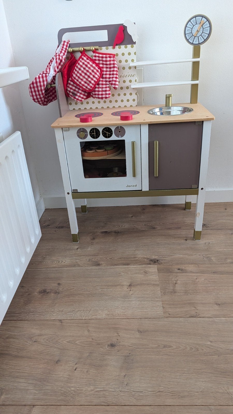 Janod Houten Speelkeuken met Accessoires, Ophalen, Gebruikt, Hout, Speelkeuken