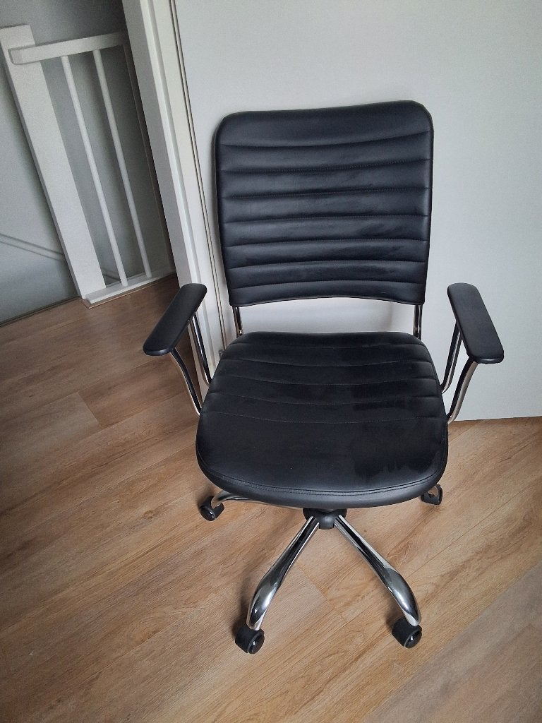 Bureaustoel, Ophalen, Zwart, Zo goed als nieuw, Bureaustoel