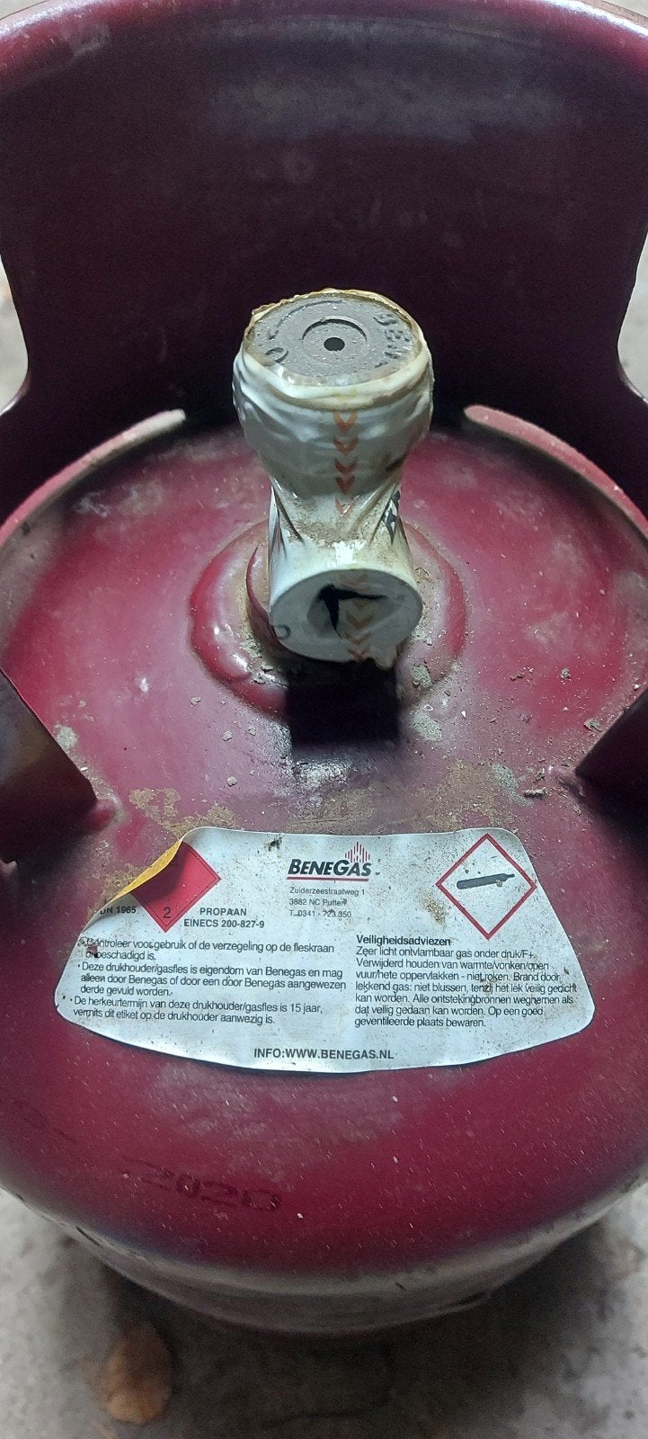 Volle gas fles met propaan, Ophalen of Verzenden