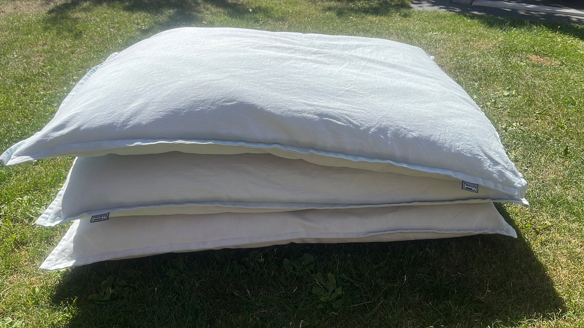 Grote loungekussens voor binnen en buiten, Huis en Inrichting, Overige merken, Gebruikt, Blauw, Afneembare hoes