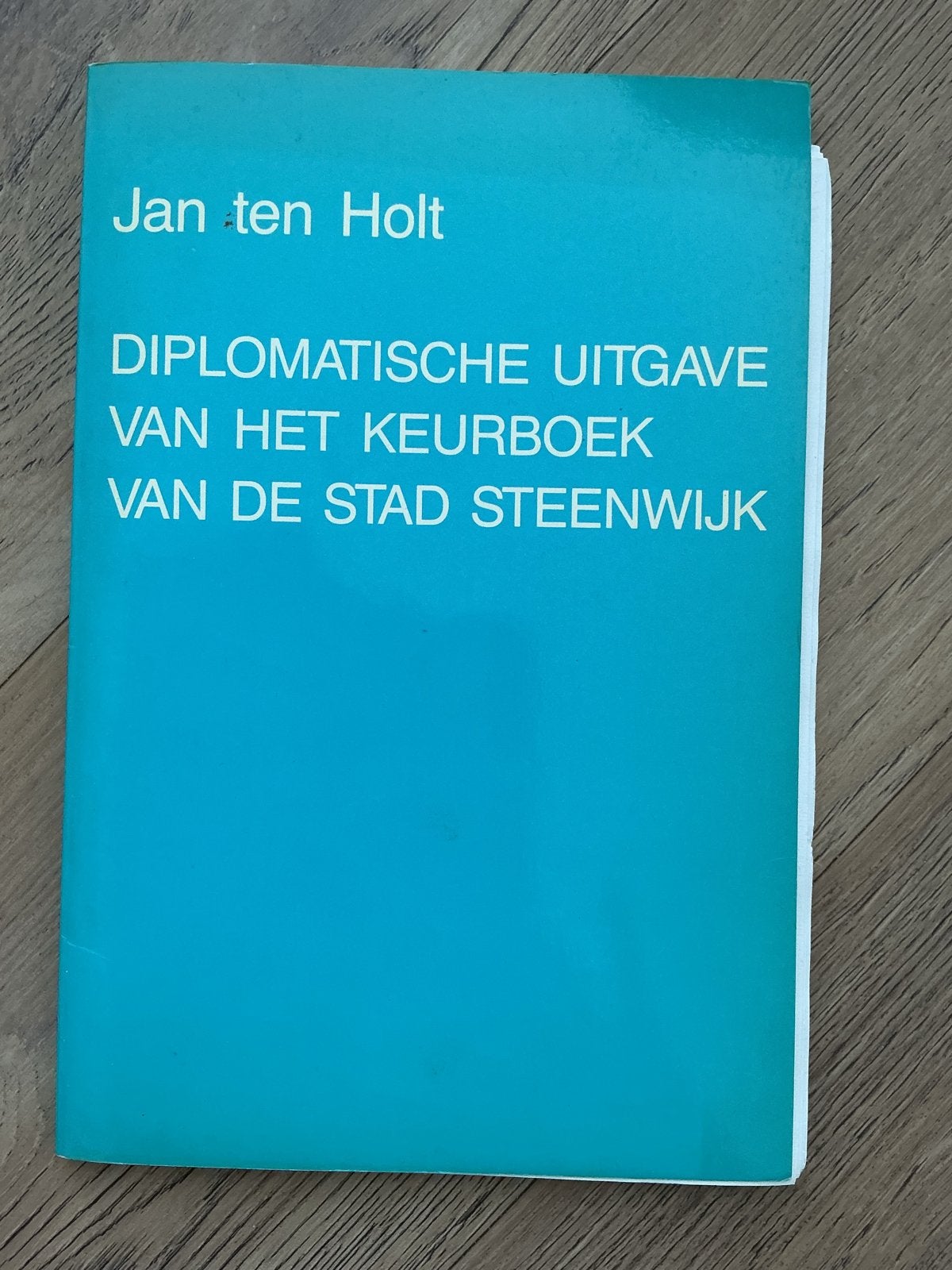Diplomatieke uitgave van het Keurboek van Steenwijk, Boeken, Ophalen of Verzenden, 20e eeuw of later, Zo goed als nieuw