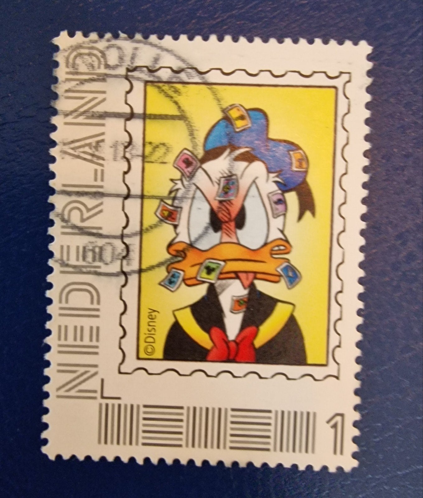 kv1207 persoonlijke postzegel  Donald Duck gestempeld, Postzegels en Munten, Postzegels | Nederland, Ophalen of Verzenden, Na 1940