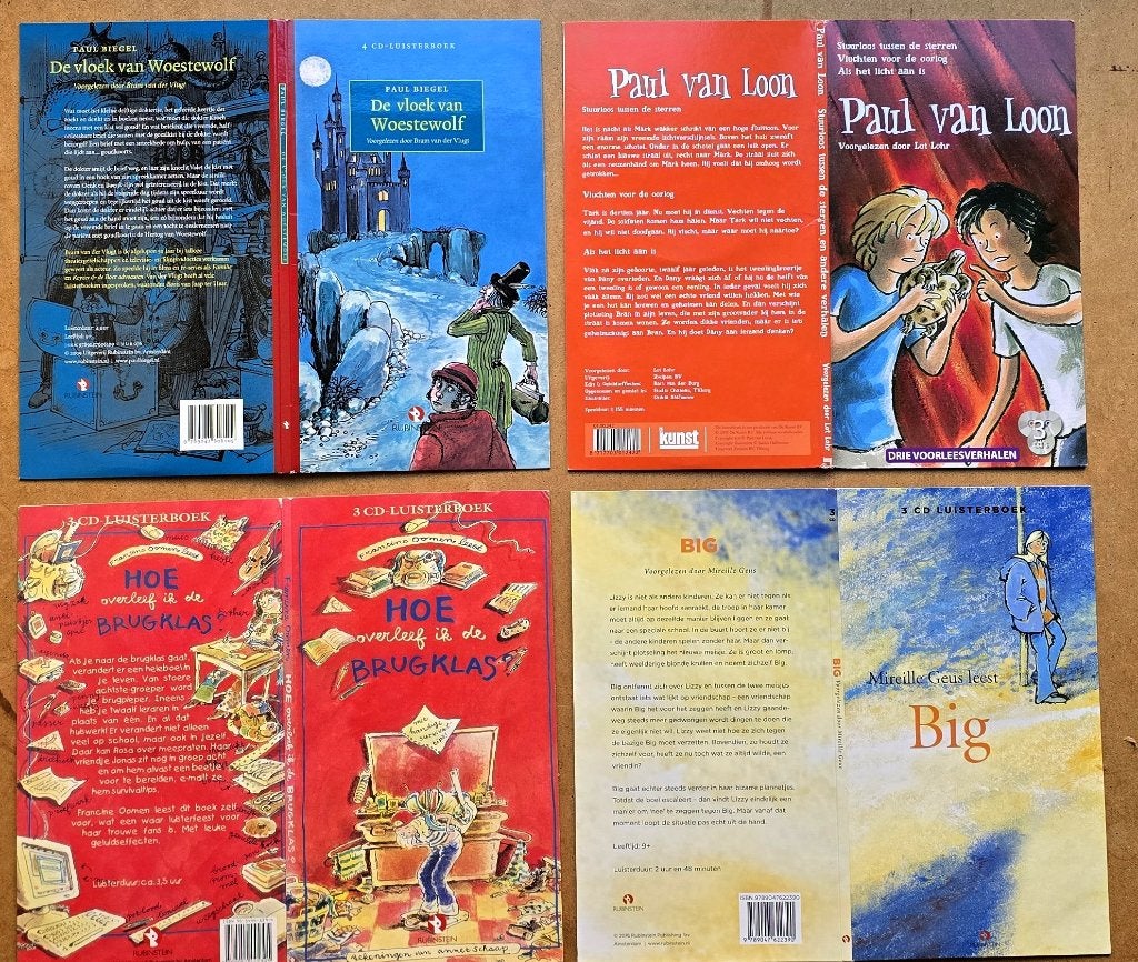 Assortiment van 8 luisterboeken voor de jeugd, Ophalen of Verzenden, Zo goed als nieuw, Fictie
