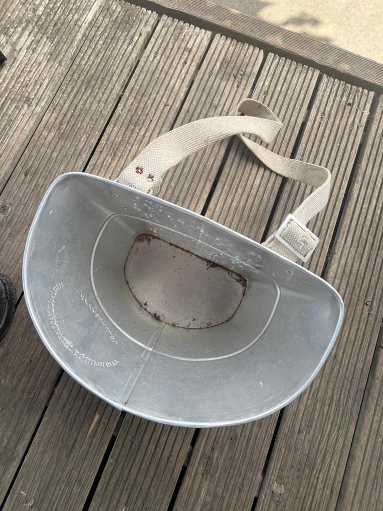 Alliminium plukkorf voor kersen te plukken, Ophalen, Zo goed als nieuw