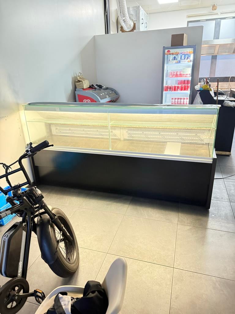 Diamond Koelvitrine 2.40 Breed - Perfect voor Horeca, Ophalen of Verzenden, Gebruikt, Koelen en Vriezen