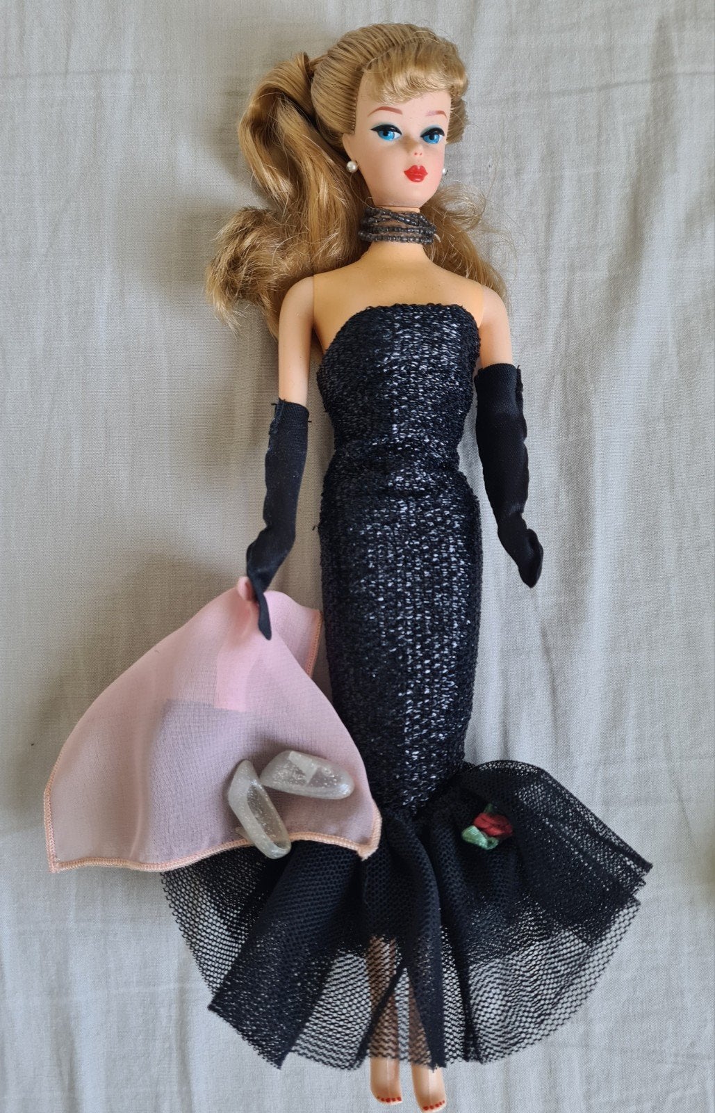vintage BARBIE Mattel Solo Spotlight 1994, Ophalen of Verzenden, Zo goed als nieuw, Barbie
