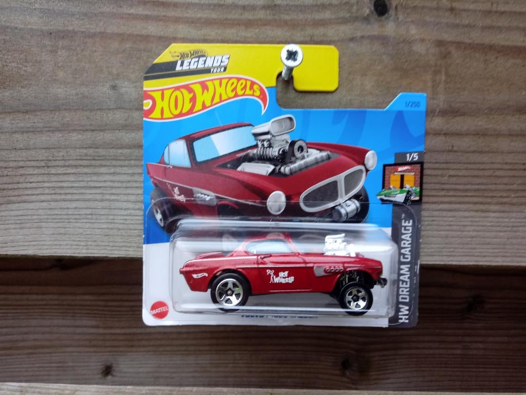 Volvo P1800 Gasser Hotwheels, Hobby en Vrije tijd, Modelauto's | Overige schalen, Nieuw, Auto, Ophalen