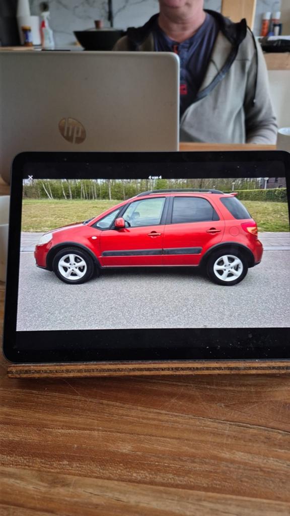 Suzuki SX4 1.6 2008, Auto's, Suzuki, Zwart, 49 €/maand, 1200 kg, Handgeschakeld