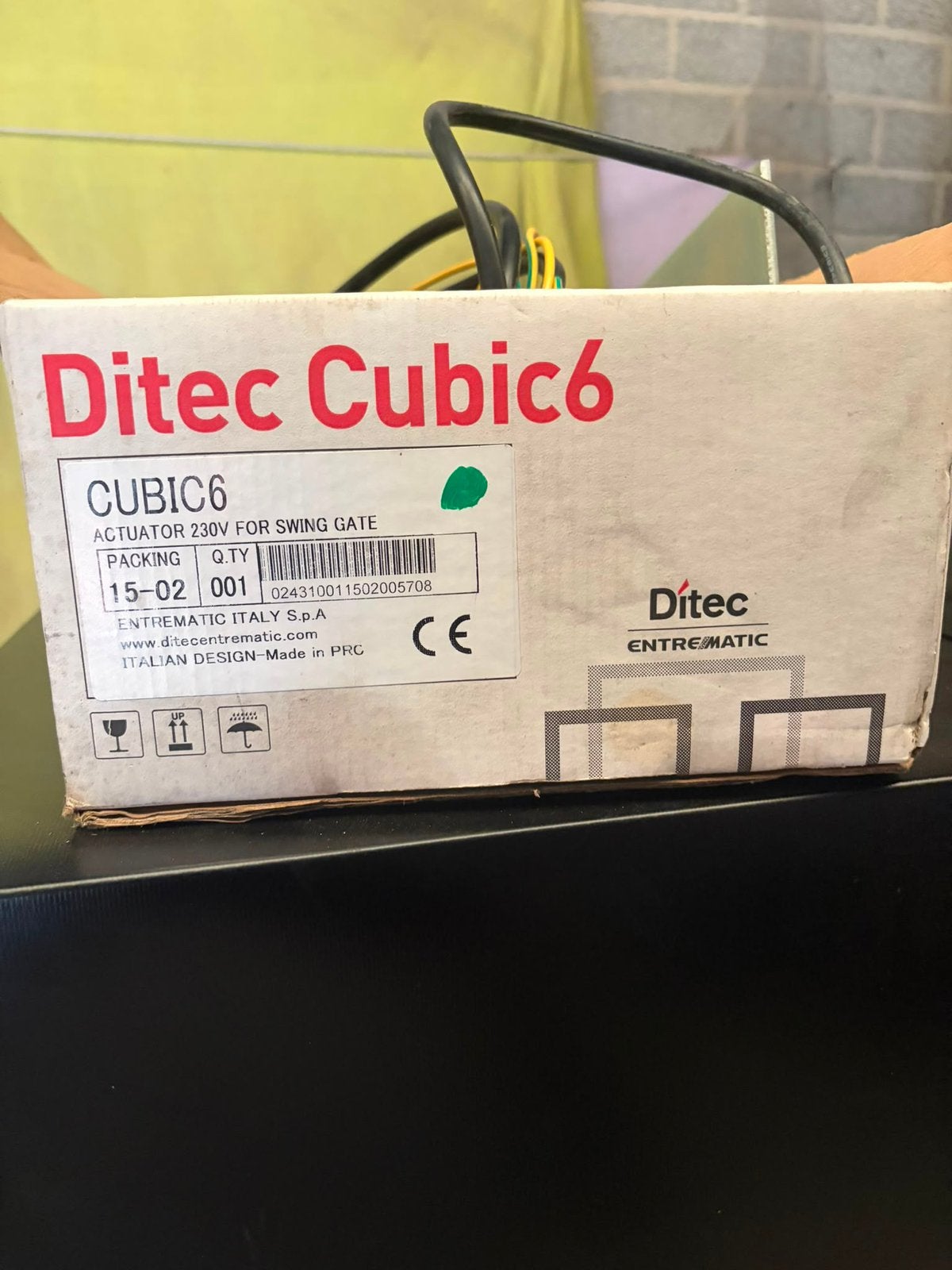 Ditec CUBIC6, Ophalen of Verzenden, Nieuw, Elektromotor, 1800 rpm of meer